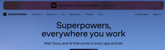 Superhuman screenshot