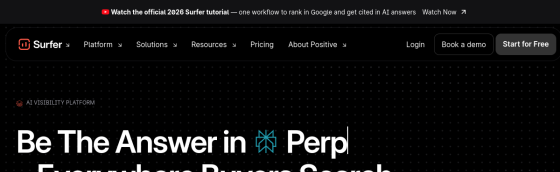 Surfer SEO screenshot