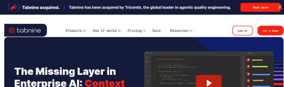 Tabnine screenshot
