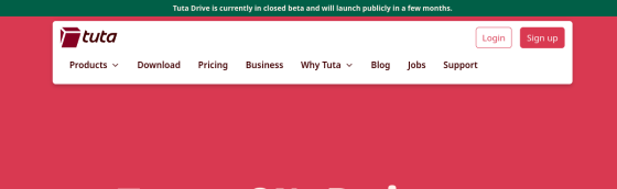Tuta Mail screenshot
