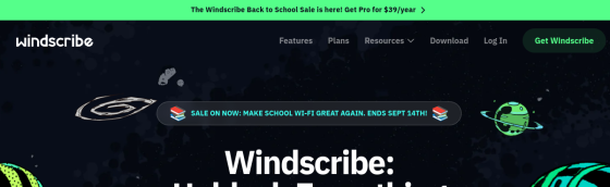 Windscribe screenshot