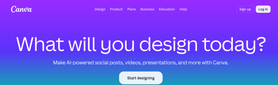 Canva screenshot