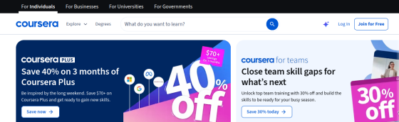 Coursera screenshot