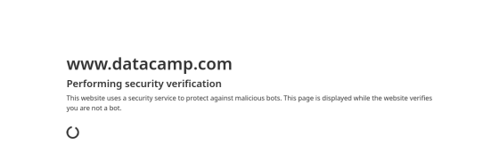 DataCamp screenshot
