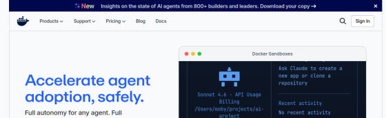 Docker screenshot