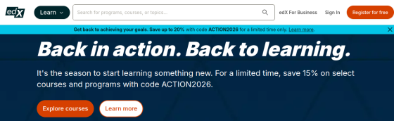 edX screenshot