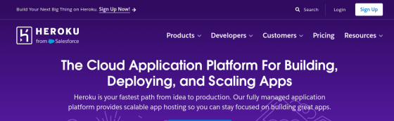 Heroku screenshot