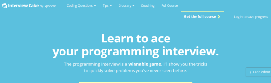 Interview Cake screenshot