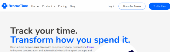 RescueTime screenshot