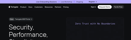Twingate screenshot