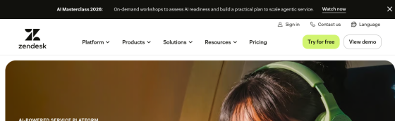 Zendesk screenshot