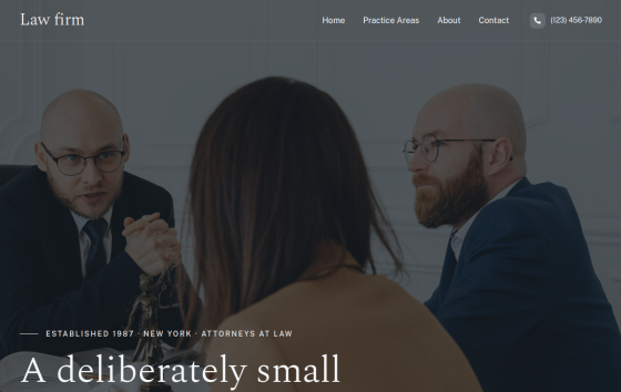 Sydney Law Firm — Legal & Finance Business website design preview