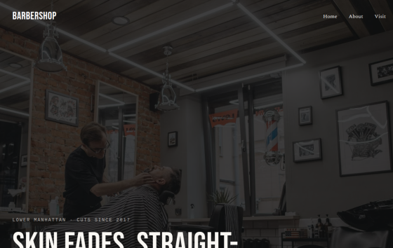 Sydney Barbershop — Hair & Nails Health & Beauty website design preview