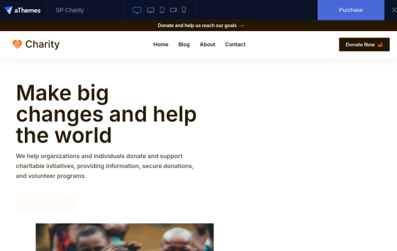 Sydney Charity — Charities & Foundations Nonprofit website design preview