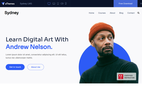 Sydney eLearning (Tutor) — Online Courses & Mentoring Education website design preview