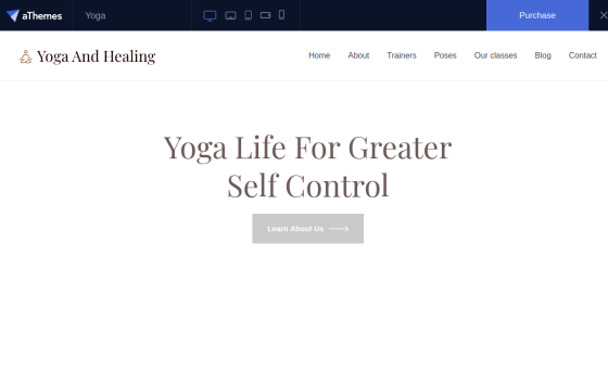 Sydney Yoga — Sports Clubs Fitness website design preview