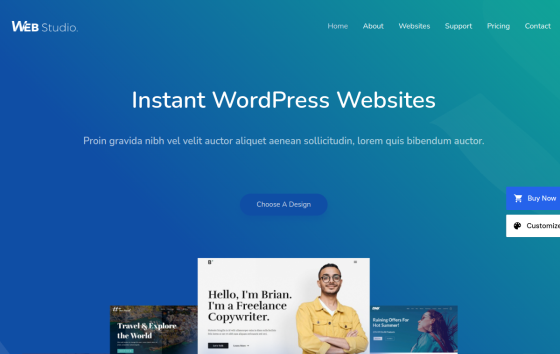 Ready WordPress Websites — Corporate & Consulting Business website design preview