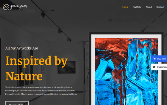 Artist — Corporate & Consulting Business website design preview