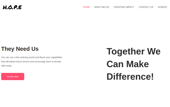 Kids Charity — Charities & Foundations Nonprofit website design preview
