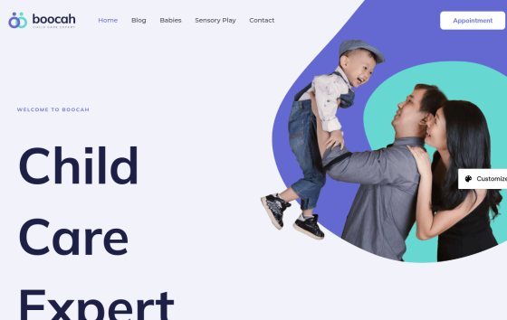 Child Care Blog — Skincare & Fragrance Health & Beauty website design preview