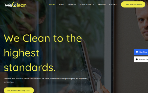 Cleaning Agency — Digital & Marketing Agency website design preview