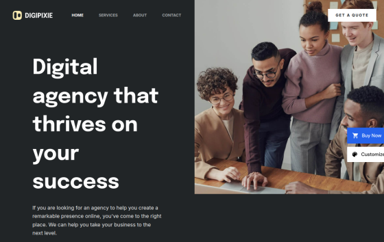 Digital Agency — Digital & Marketing Agency website design preview