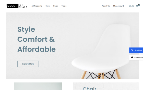 Furniture Store — Home, Kids & Pets eCommerce website design preview