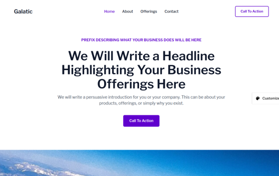 Galatic — Water & Adventure Sports Sports & Outdoor website design preview