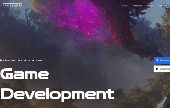 Game Dev Studio — Design Studios Agency website design preview