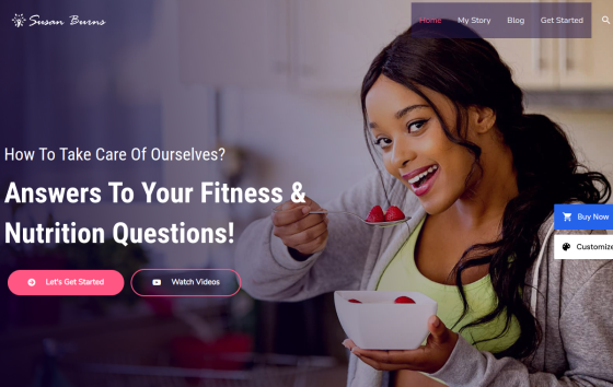 Health Coach — Clinics & Medical Health & Beauty website design preview