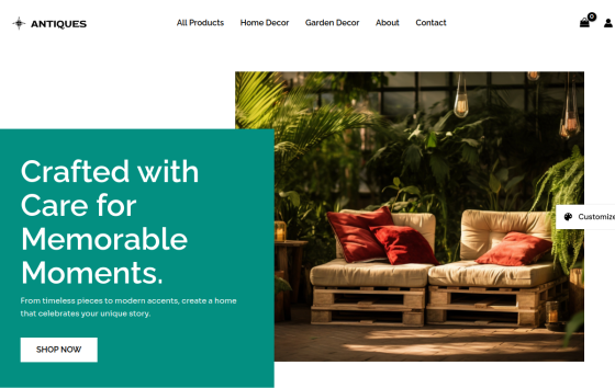 Home and Garden Decor — Corporate & Consulting Business website design preview