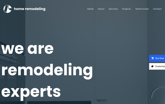 Home Remodeling — Residential Real Estate website design preview