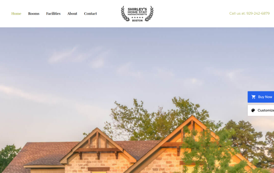 Home Stay — Hotels & Stays Travel & Hospitality website design preview