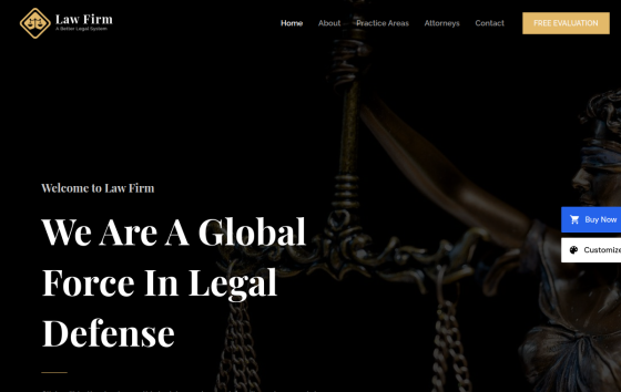 Law Firm — Legal & Finance Business website design preview