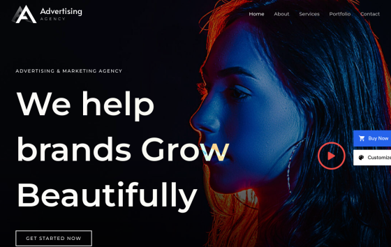 Media Agency — Digital & Marketing Agency website design preview