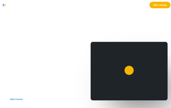 Online Programming Course — Online Courses & Mentoring Education website design preview