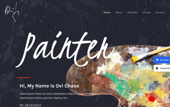 Painter — Home & Repair Services Automotive & Trade Services website design preview