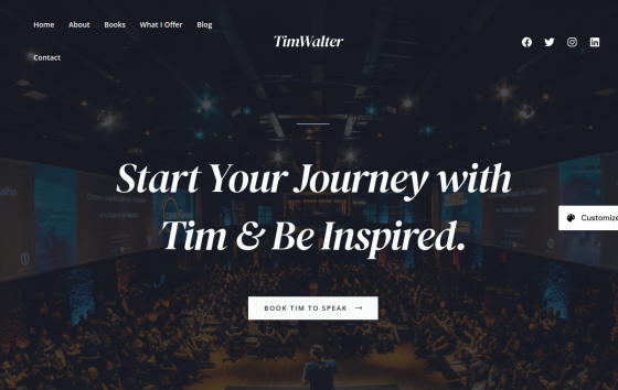 Public Speaker — Personal Portfolios Portfolio website design preview