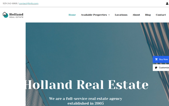 Real Estate Agency — Digital & Marketing Agency website design preview