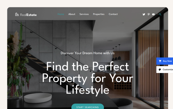 Real Estate Company — Residential Real Estate website design preview
