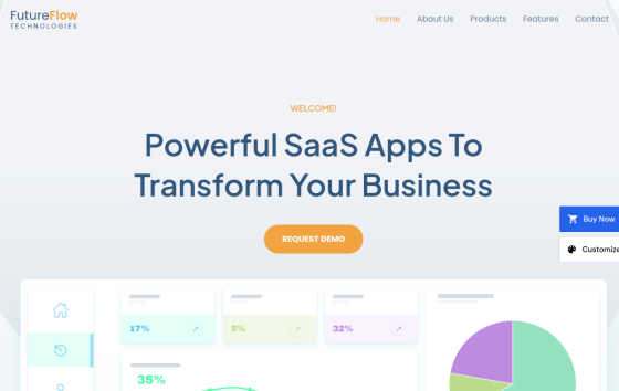 SaaS App Company — SaaS & Digital Business Business website design preview