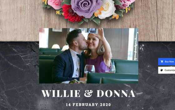 Wedding Invitation — Weddings & Events Travel & Hospitality website design preview