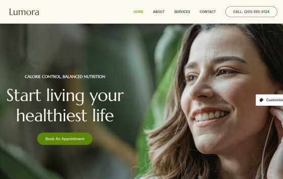 Wellness Coach — Tech & Startups Technology website design preview