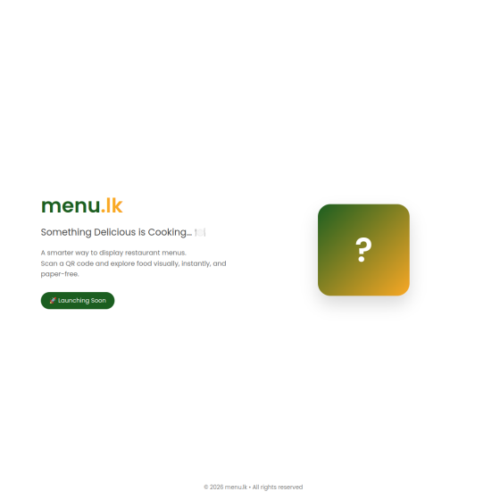 Menu.lk preview
