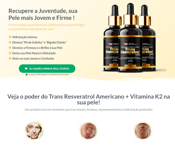 imagem do produto Resveratrol Gotas funciona