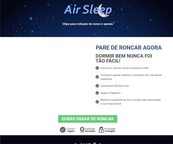 imagem do produto Air Sleep funciona