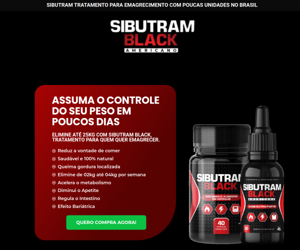 imagem do produto Sibutram Black funciona