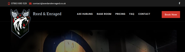 Axed and Enraged — rage room in Dundee