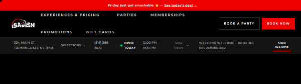 iSmash Farmingdale — rage room in Farmingdale