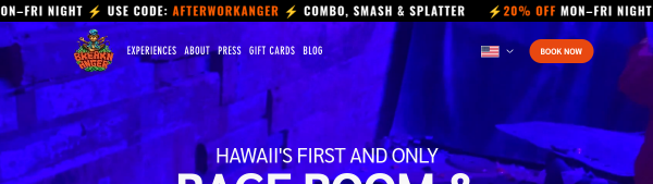 Break'N Anger — rage room in Honolulu